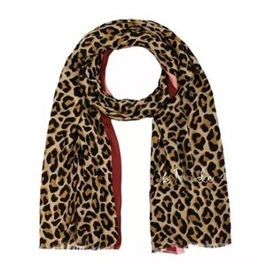 Kate Spade Big Cat Oblong Scarf NWT